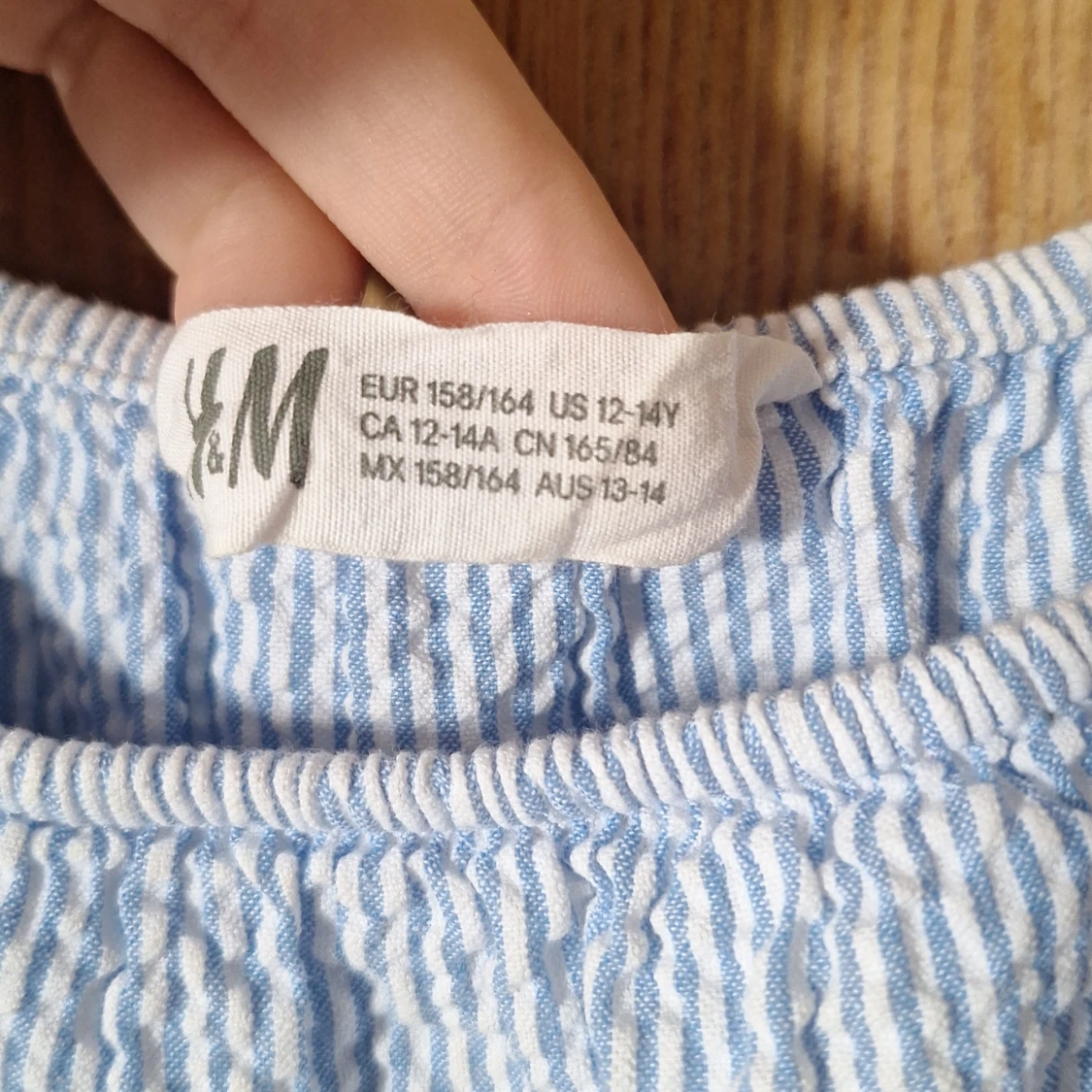 Blå fin sommarklänning  - 91