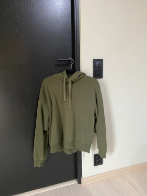 Grön hoodie - Grön hoodie från Zara i storlek S, 60kr