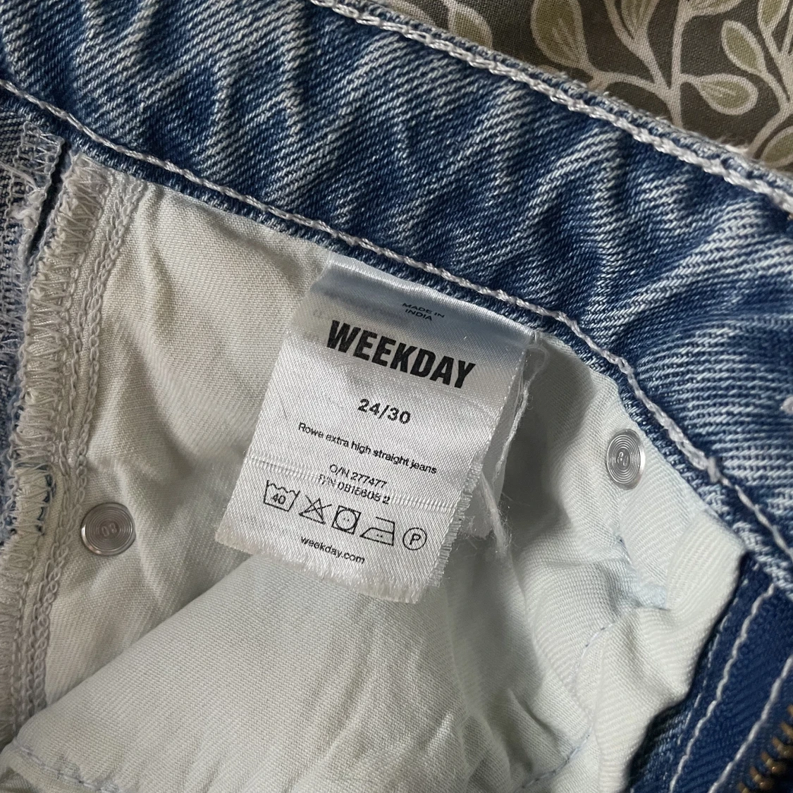 Blå weekday jeans - 91