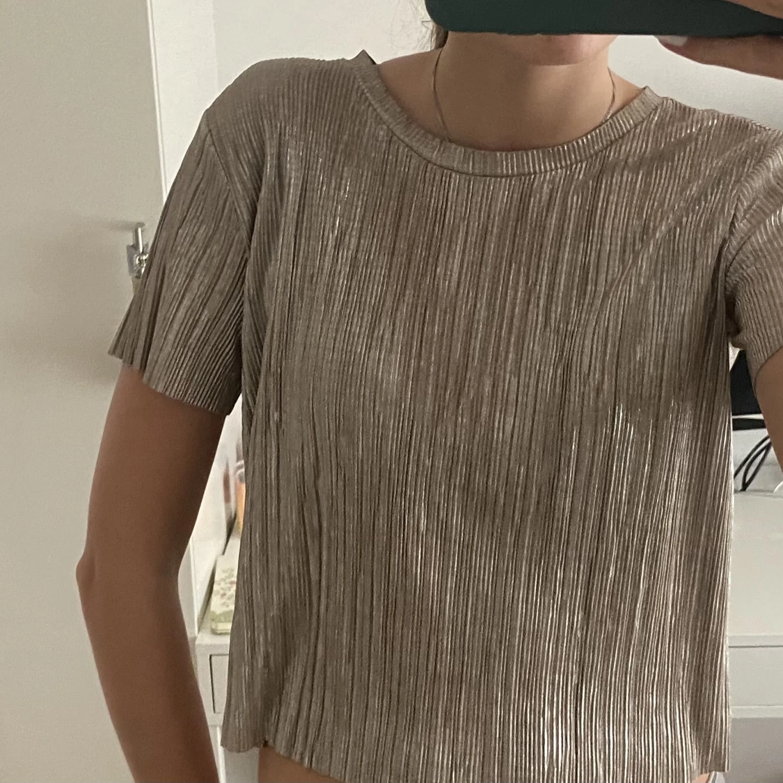 Glittrig fest topp - 90