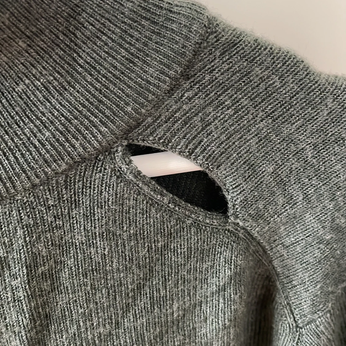 Grön tjocktröja med dragkedja ☺️ - 91