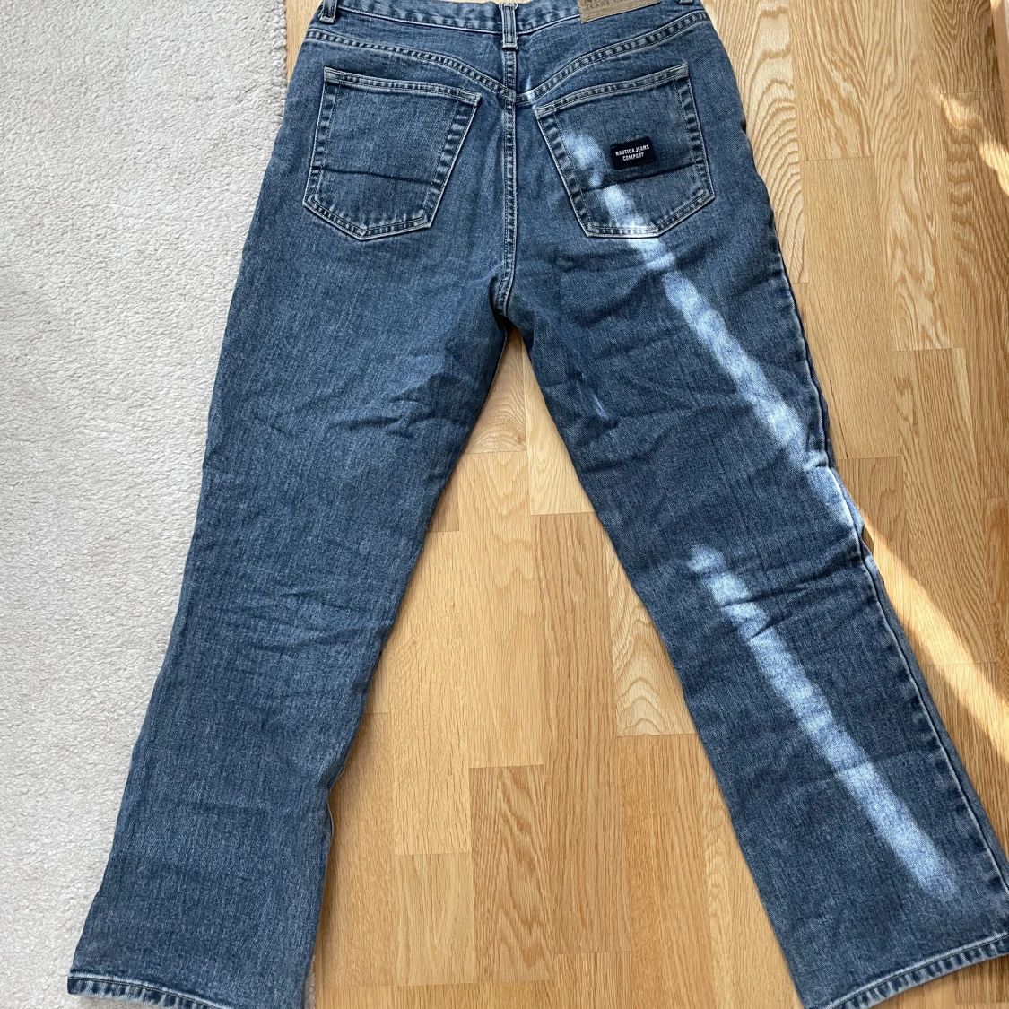 Blåa midwaist jeans 💙 - 91