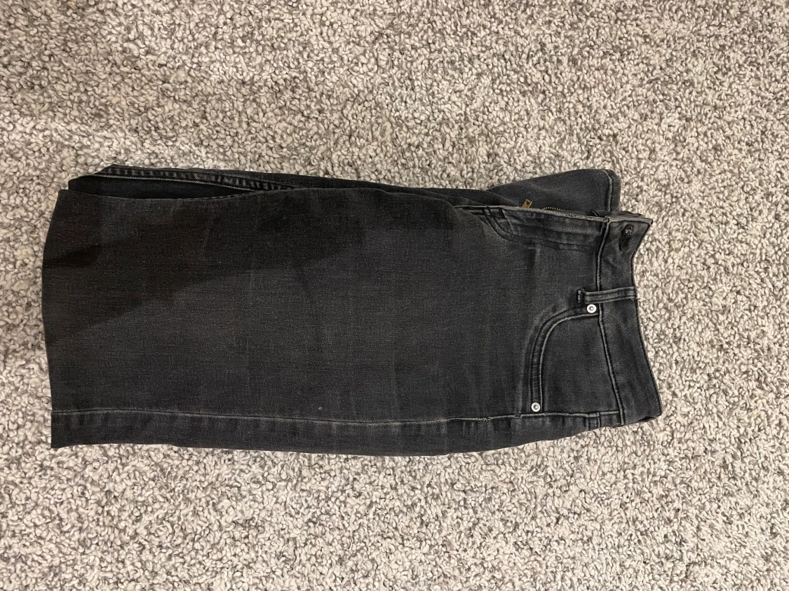 Lågmidjade bootcut jeans - 90