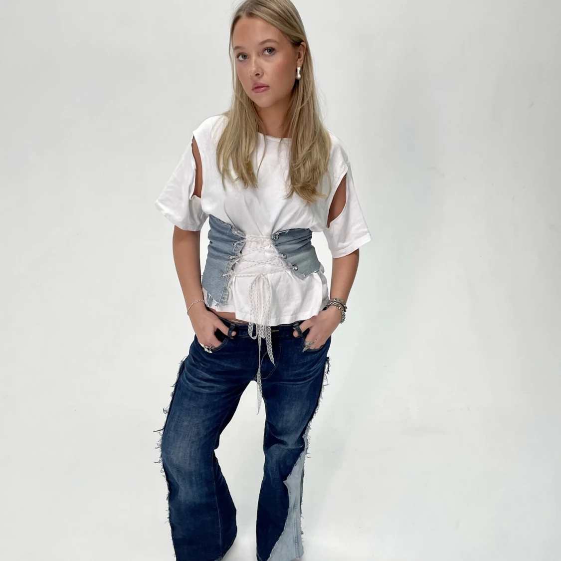 REMAKE ASYMMETRICAL CORSET - 90