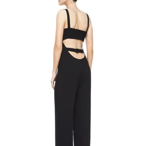 T by Alexander Wang jumpsuit  - Jumpsuit från T by Alexander Wang. Helt ny med lapparna kvar. Öppen rygg, svart med vitt foder. Axelbanden och spännena över ryggen är justerbara. Jag har fler bilder som jag kan skicka men tyvärr inte på eftersom den är för liten. Nypris 6 400. XXS-XS.