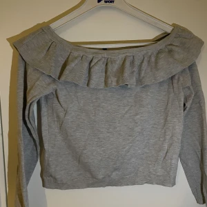Off shoulder tröja - Off shoulder tröja, grå, från HM