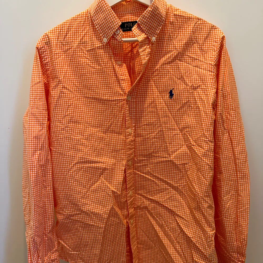 Orange rutig . Skjortor.