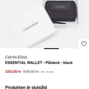 Oanvänd Plånbok från Calvin Klein. Köpt i Zalando och  det är slutsåld nu!  