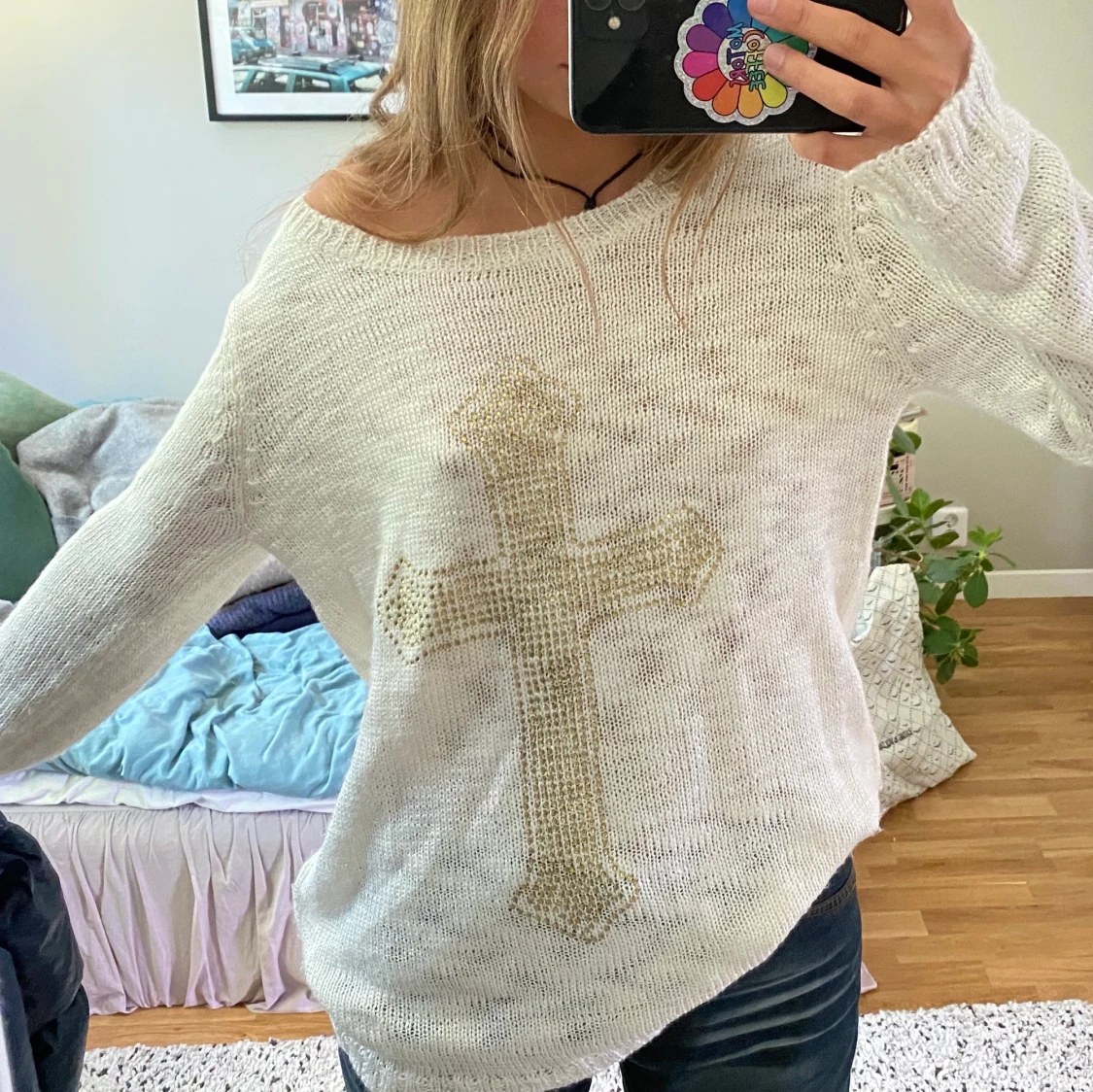 Stickad tröja - 90