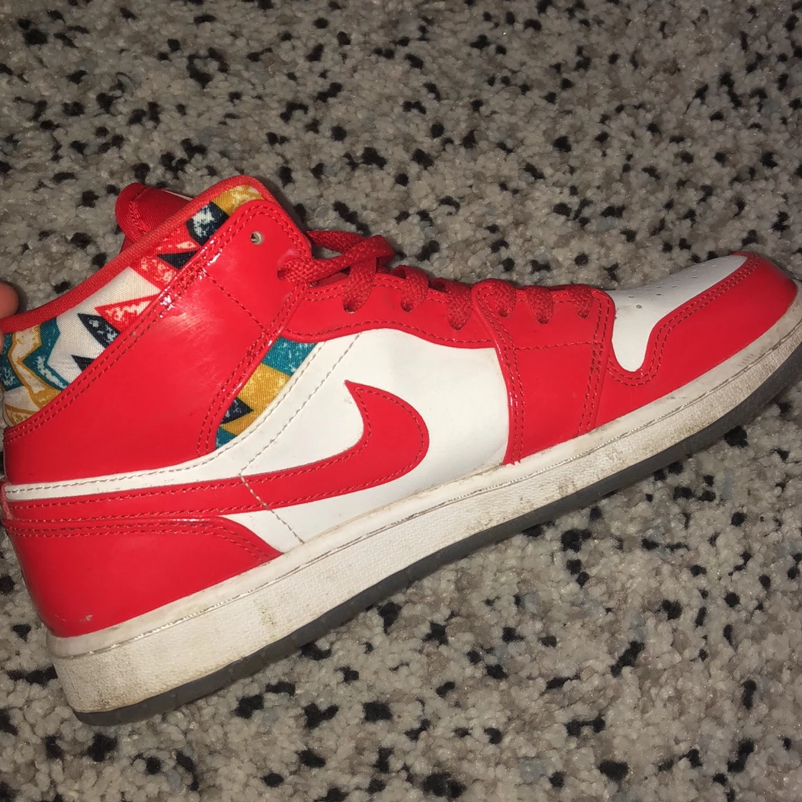 Air Jordan 1 mid barcelona sweater red patent - 90