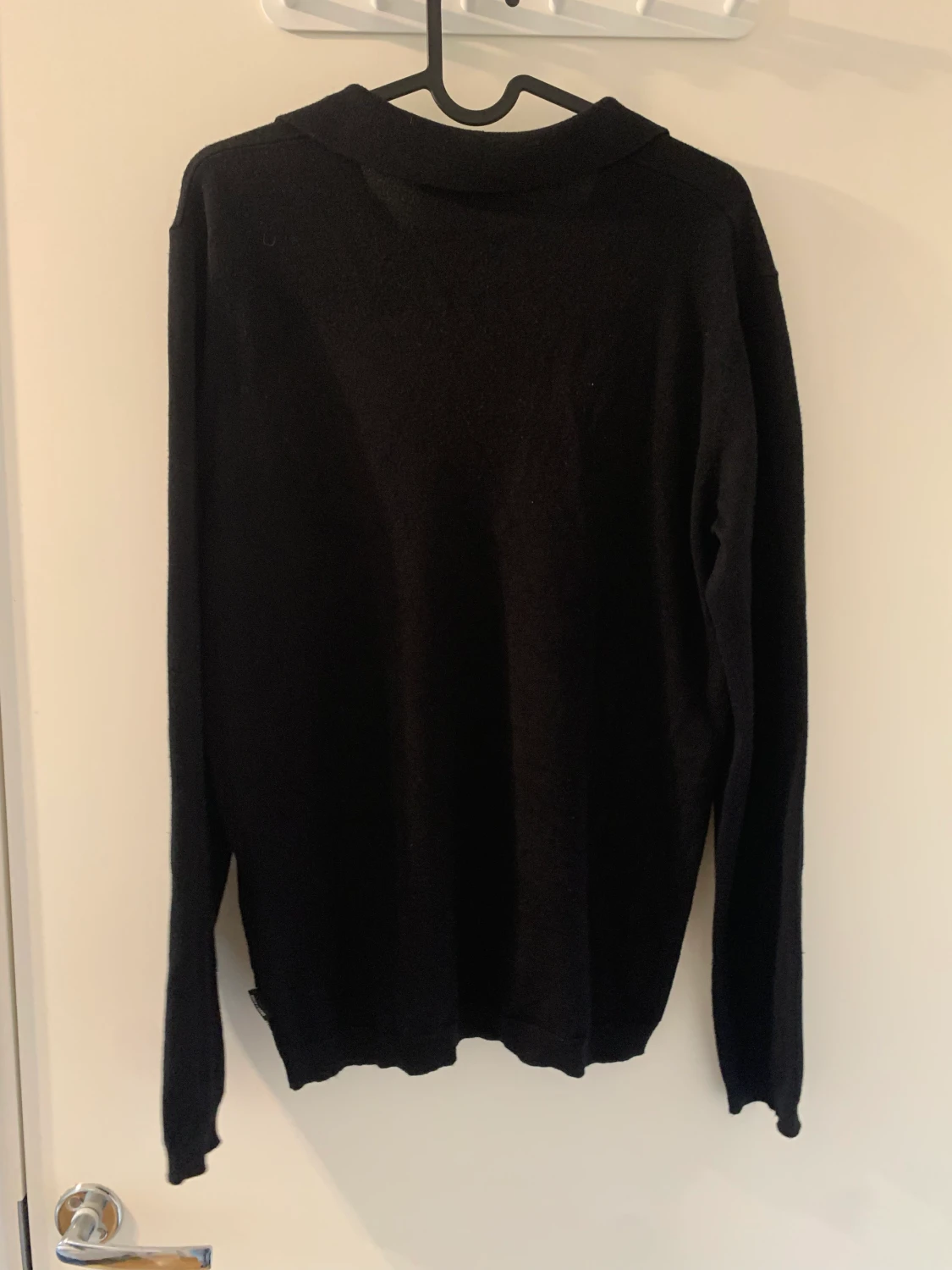 Långärmad piké tröja - 90