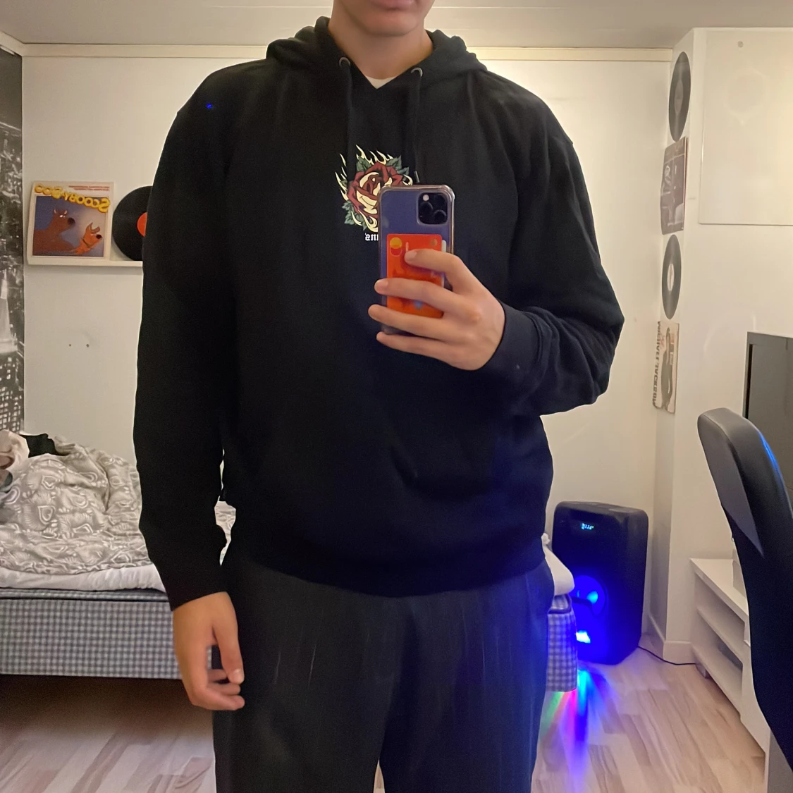 ⚡️Vans hoodie med tryck⚡️