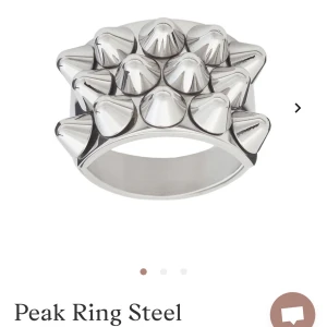 Ring+örhängen - Säljer mina Edblad peak örhängen och ring då dem inte kommer till användning längre. Allt är i bra skick och inga tecken på användning💕Gör självklart rent det innan jag postar. Säljs endast i set! 400kr+frakt. Ny pris 800kr.  Ringen har stl 18,50(L)