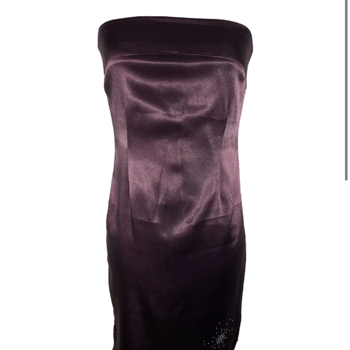 Bandeau siden klänning vintage