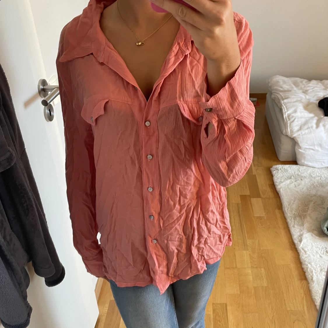 Rosa skjorta/blus - 90