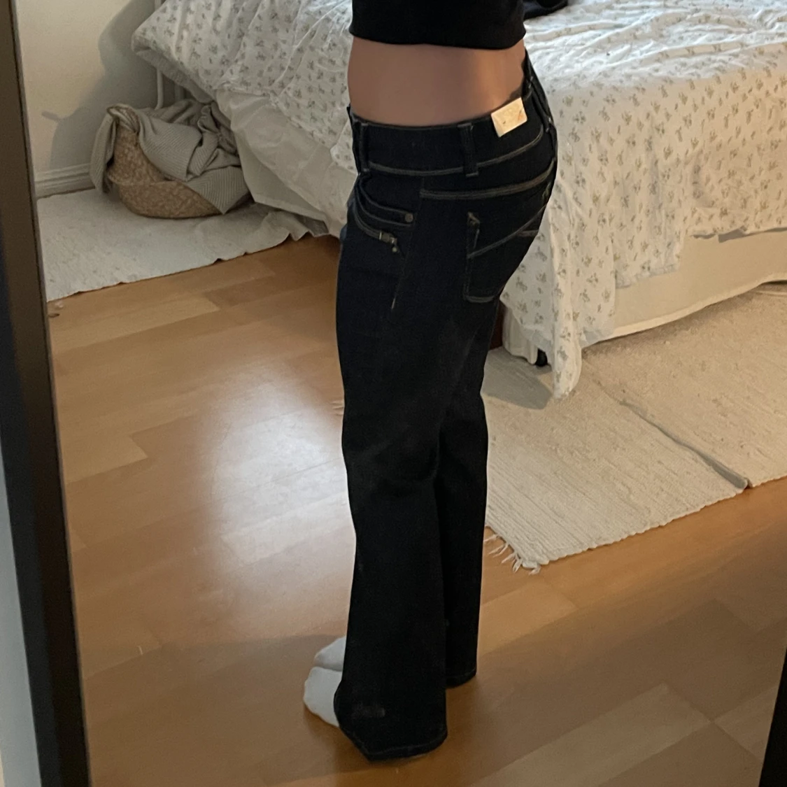 Lågmidjade jeans