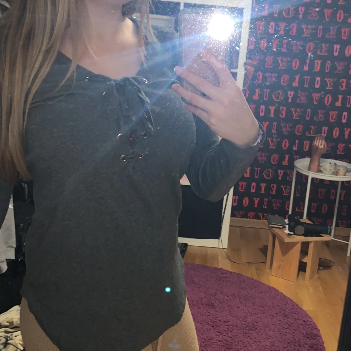 Snörad tröja  - 91