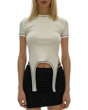 HELMUT LANG - CUTAWAY TEE - Säljer pga fel storlek, helt oanvänd med prislappar kvar  Ord. Pris 1700kr  (PM för fler bilder)