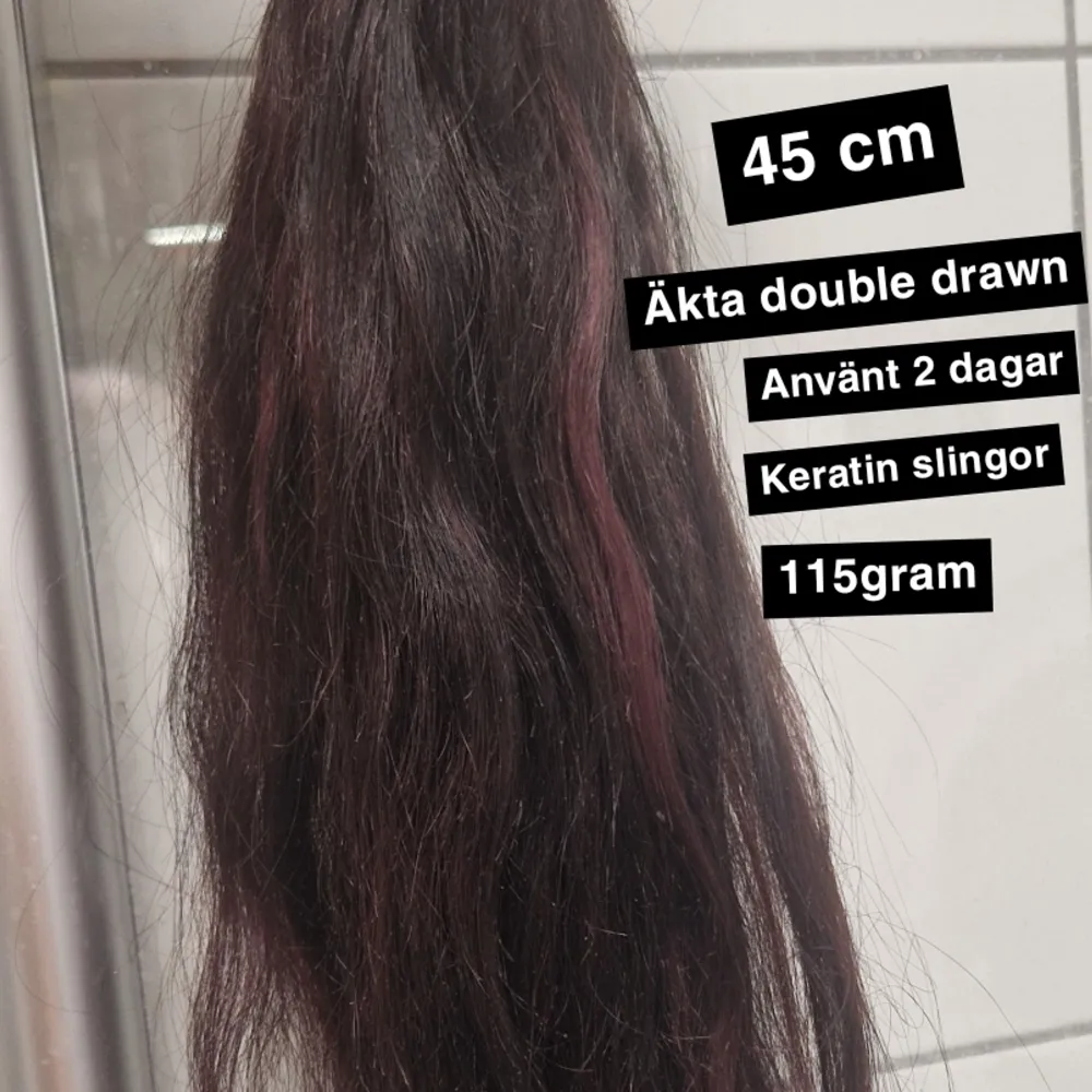 Ord pris 1599kr  Andvänd för brölopp 2 dagar Kan köpas med nya keratin fästen för 150kr extra. Övrigt.