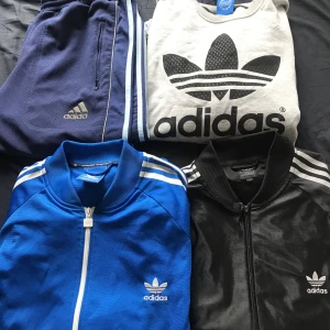 Adidas tröjor/byxor  - Säljer adidas grejer för inte min stil längre, för stora. 150kr styck, alla tillsammans 500kr