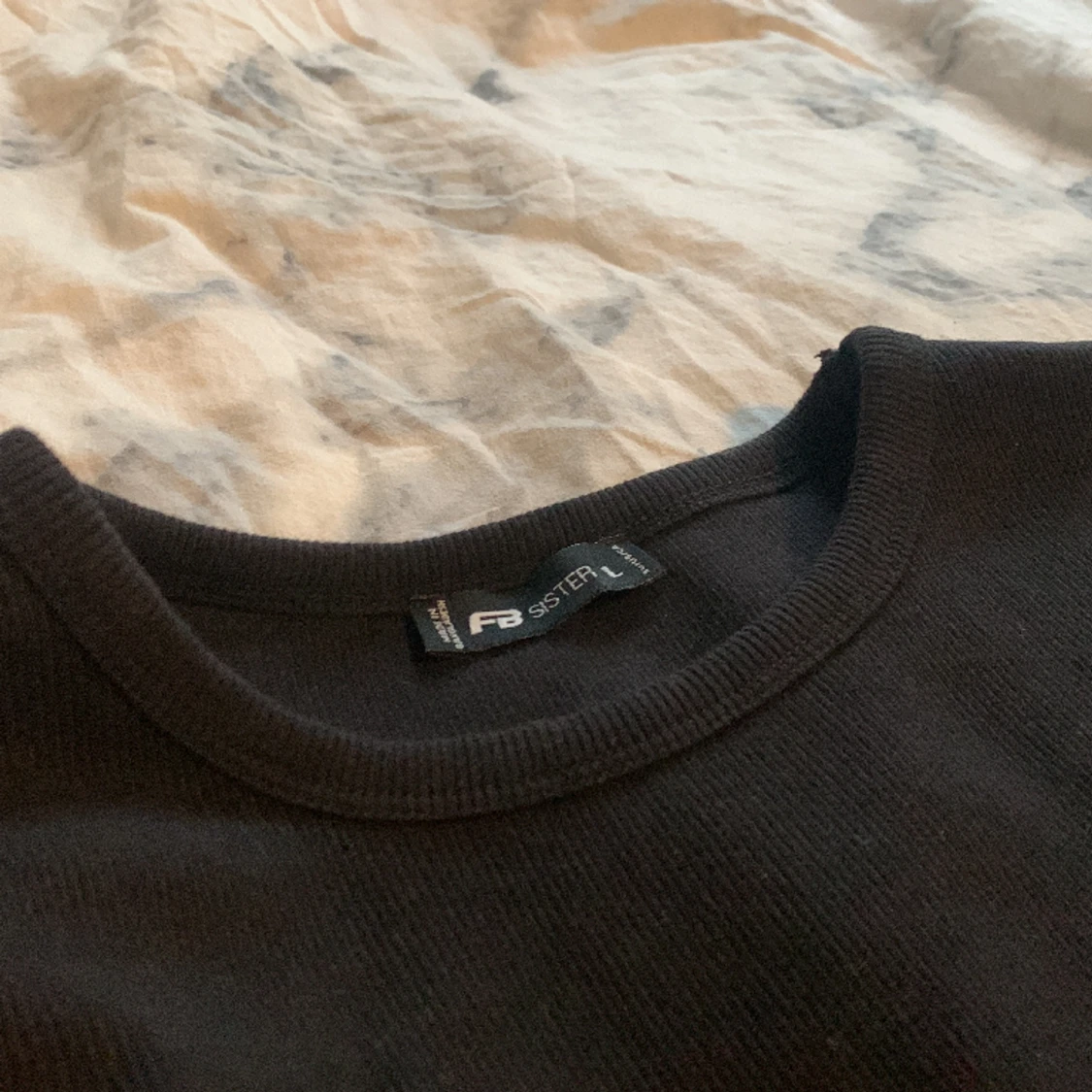 Svart kort magtröja  - 90