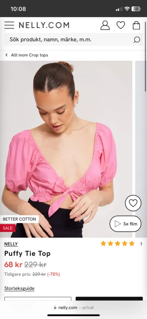 Nelly top - Hej! Säljer denna Nelly toppen eftersom den inte passade mig! Väldigt söt o oanvänd. Lappen är kvar🌸