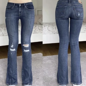 Levis jeans - Midja: 77, innerben: 76 💞low/waist jeans sydda bootcut (inte av mig), vintage ifrån Levis💞 stretch finns💞 stil S/36/28 💞priset går att diskuteras, dom passar inte mig och vill därför sälja dom💗