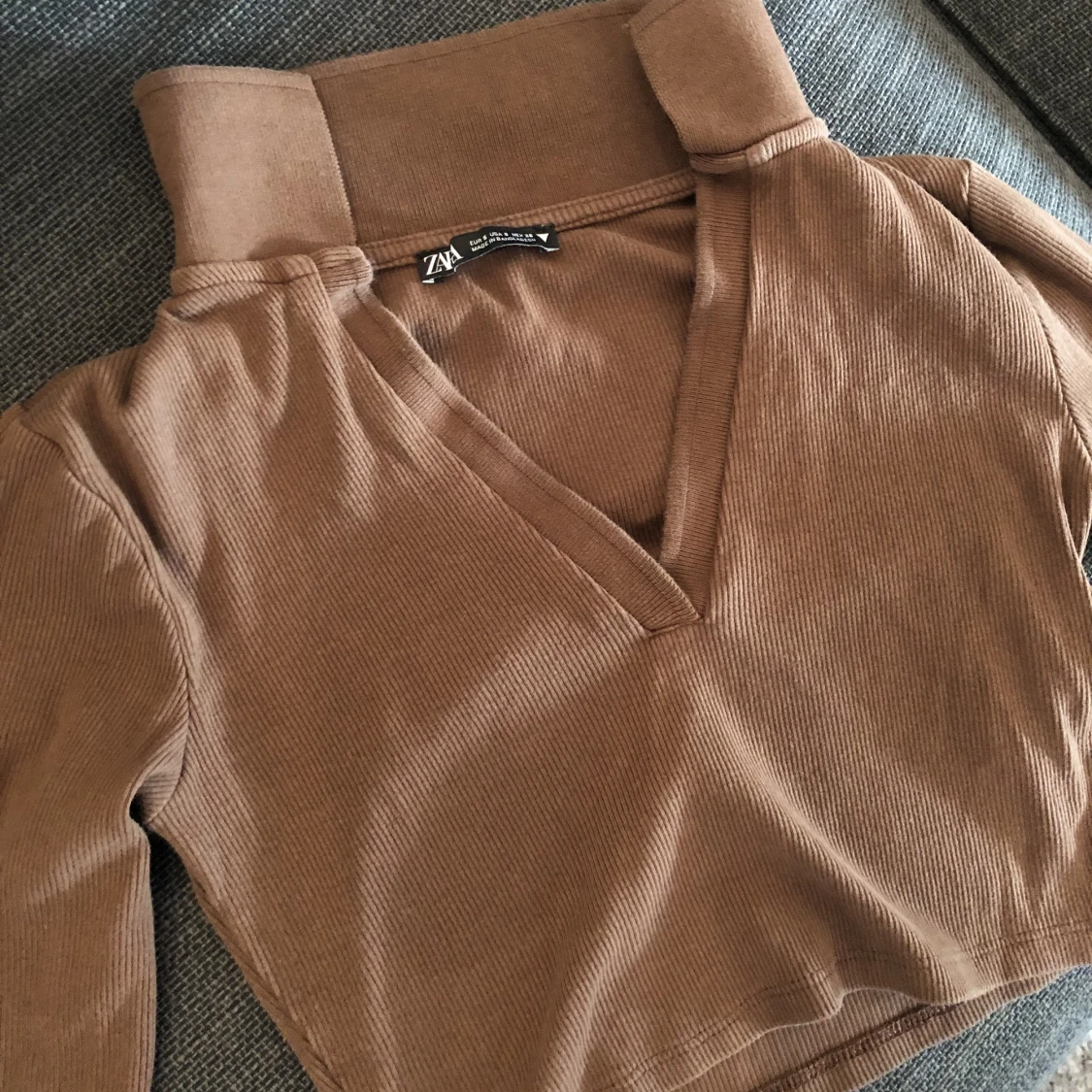 Brun Zara topp🟤🤎⚜️