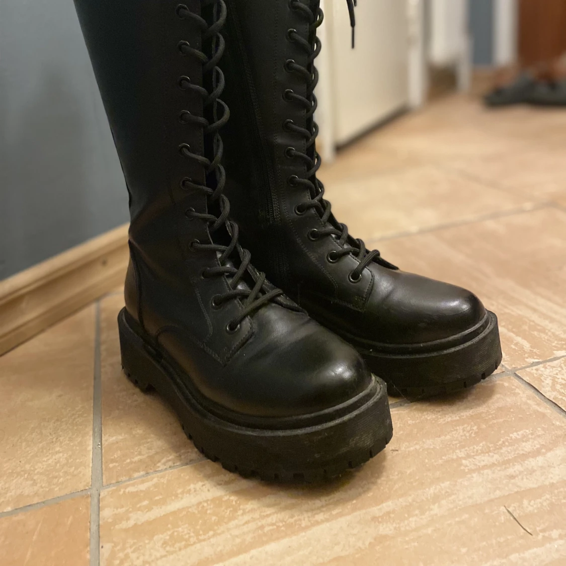 Höga kängor chunky - 91