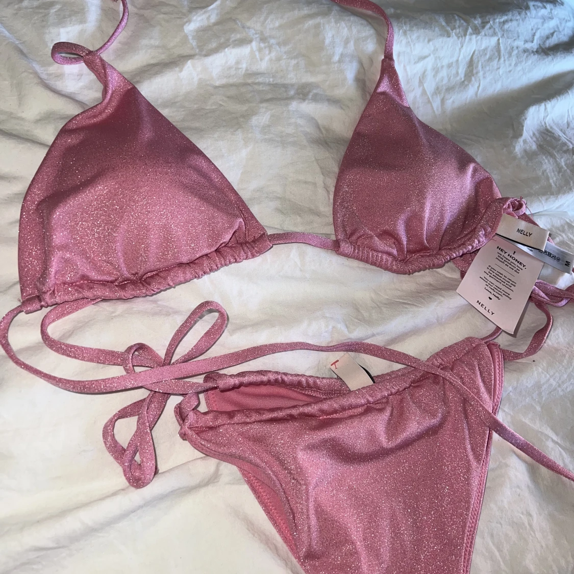 Glittrig rosa bikini  - 90