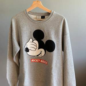 Säljer en Mickey mouse sweatsirt i nyskick.