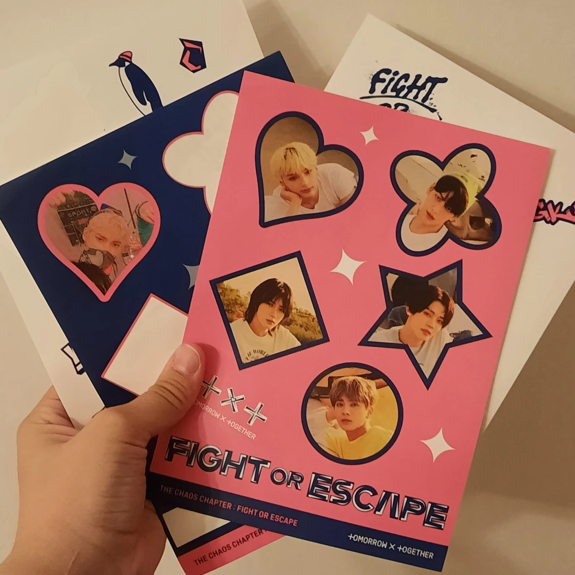 Txt sticker pack! (Några klistermärken är använda)