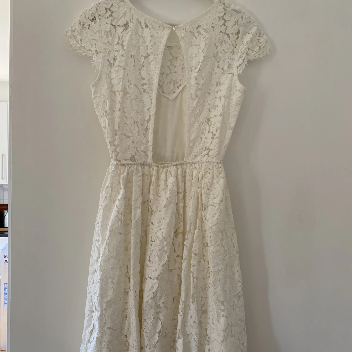 Vit klänning  - 90