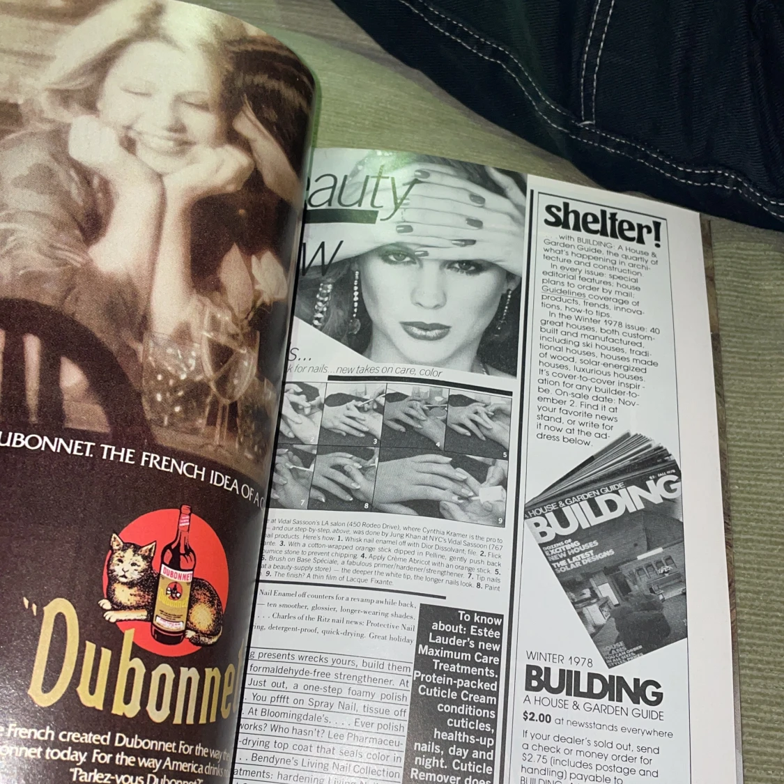 Vintage Vouge tidning  - 90