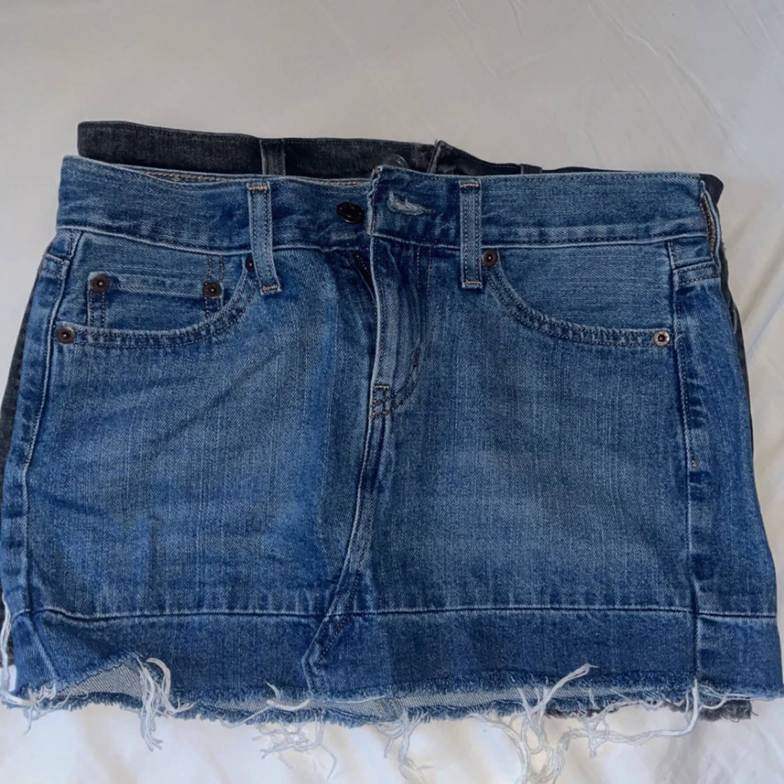 lågmidjade jeanskjolar - 90