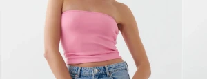 Tube top - Rosa tube top från Gina tricot i storlek M Aldrig använd 