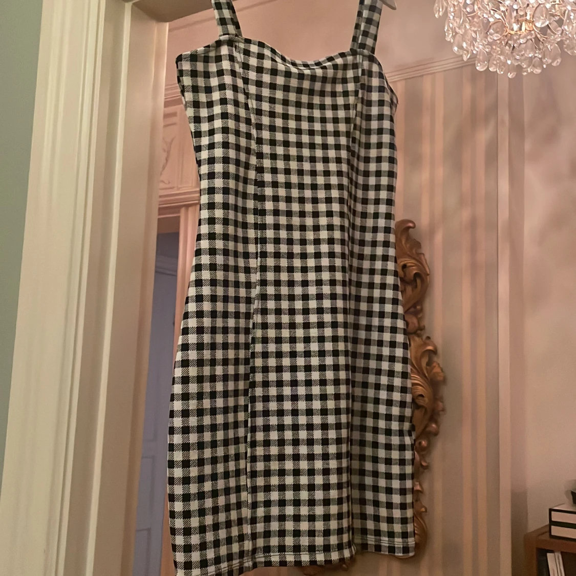 Rutig klänning  - 91