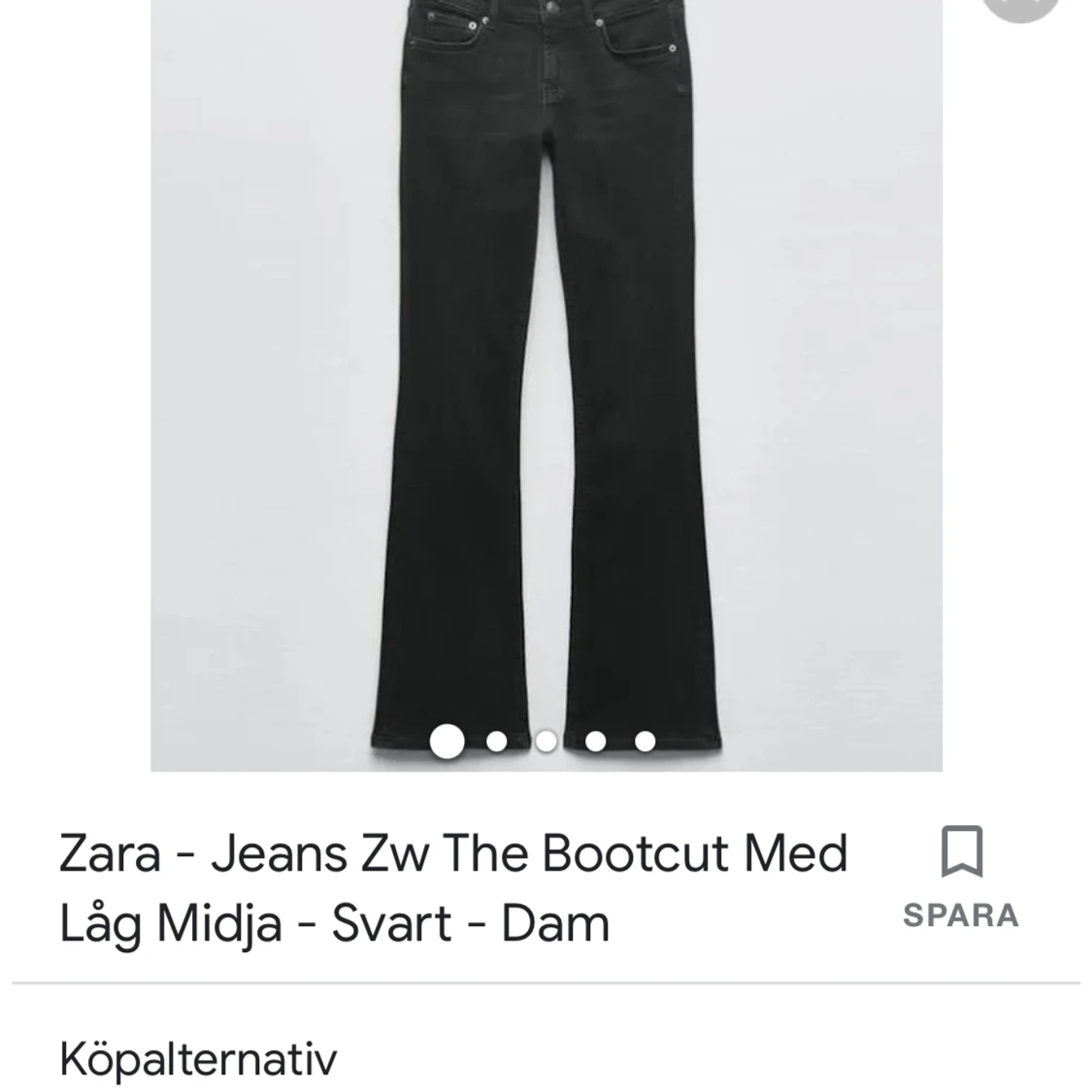 Svarta jeans