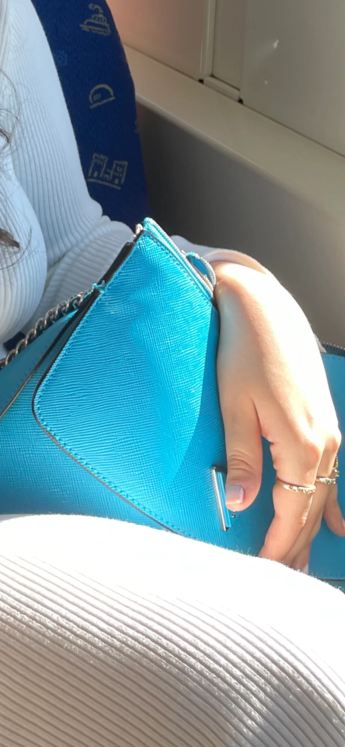 Guess turkos väska - 37