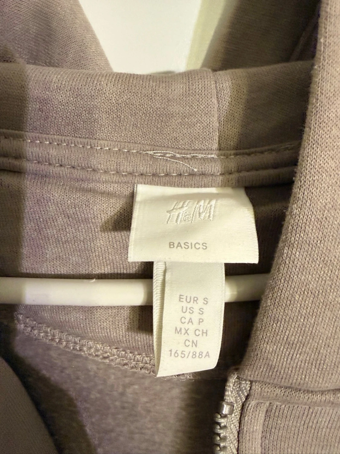 Beige ärmlös hoodie från H&M - 2