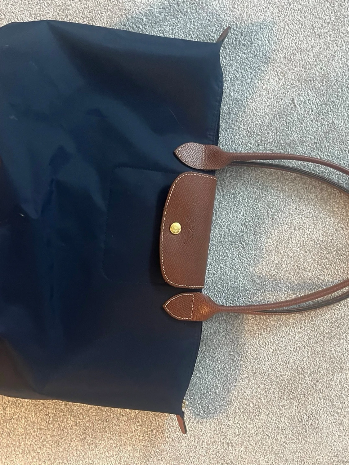 Marinblå axelväska från Longchamp - 1