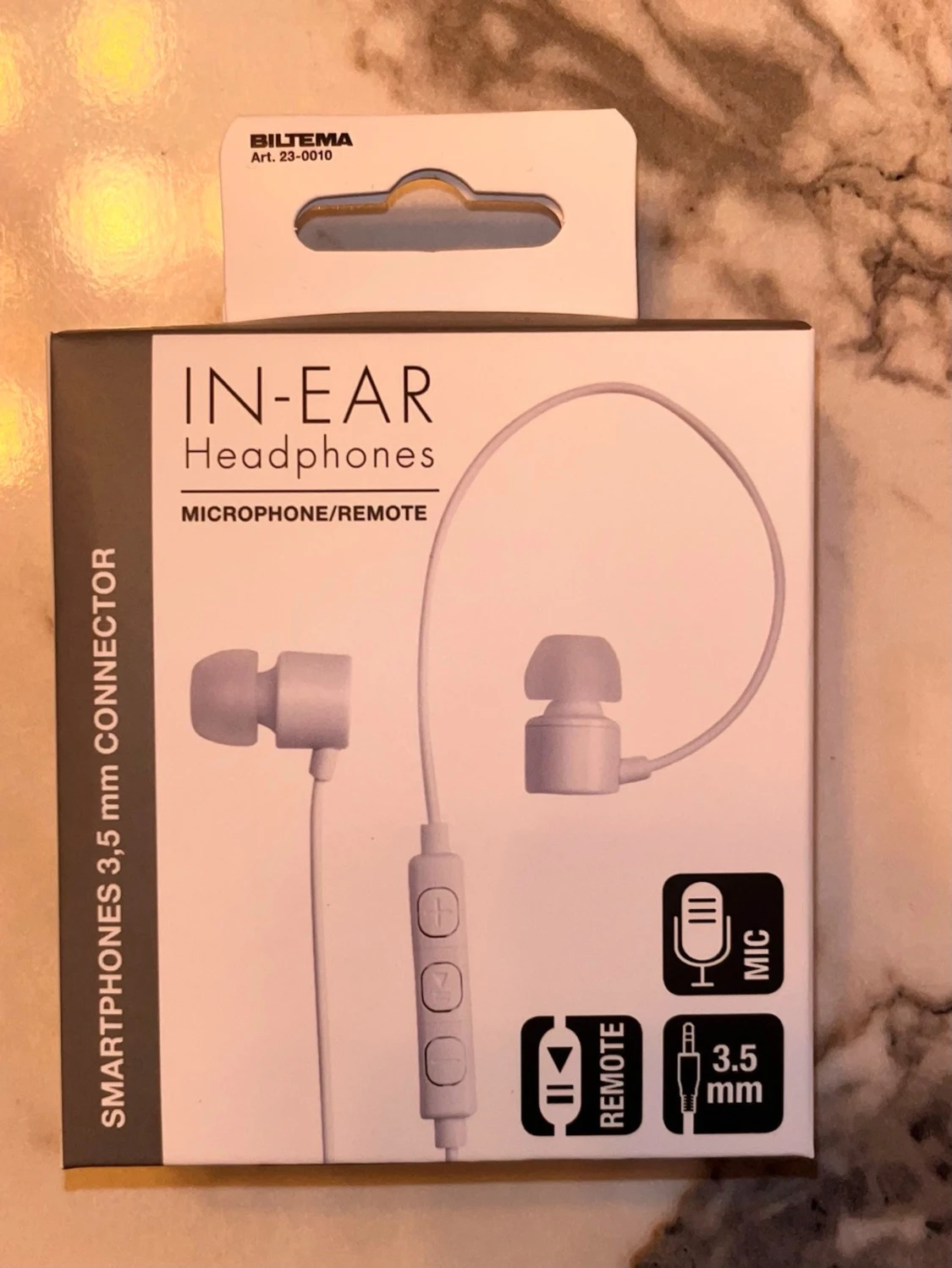 In-Ear Headphones Microphone/Remote 3.5mm - 1