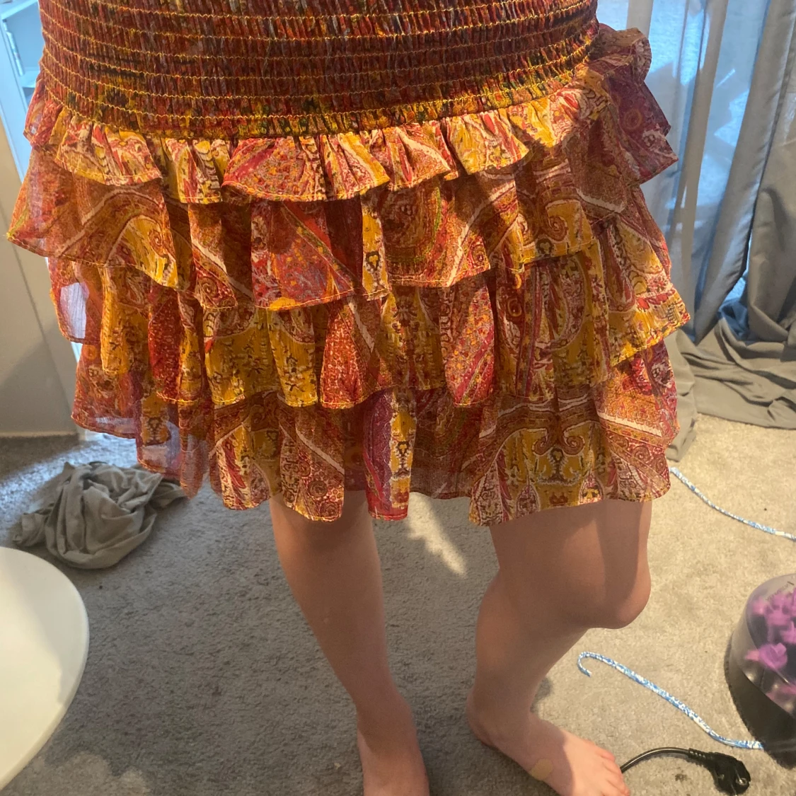 Färgglad volangkjol från Zara - 4