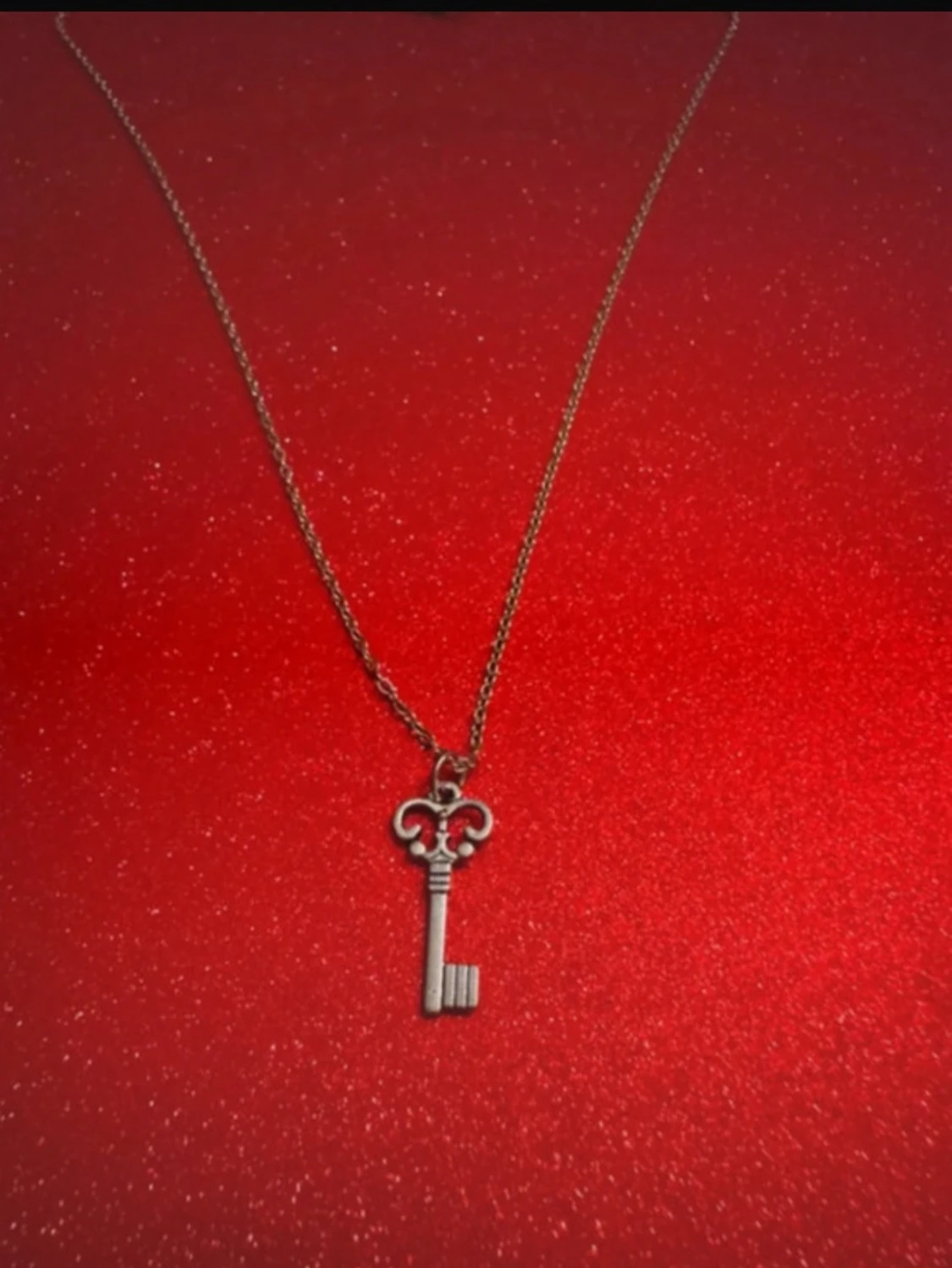 Silverhalsband nyckel - 3