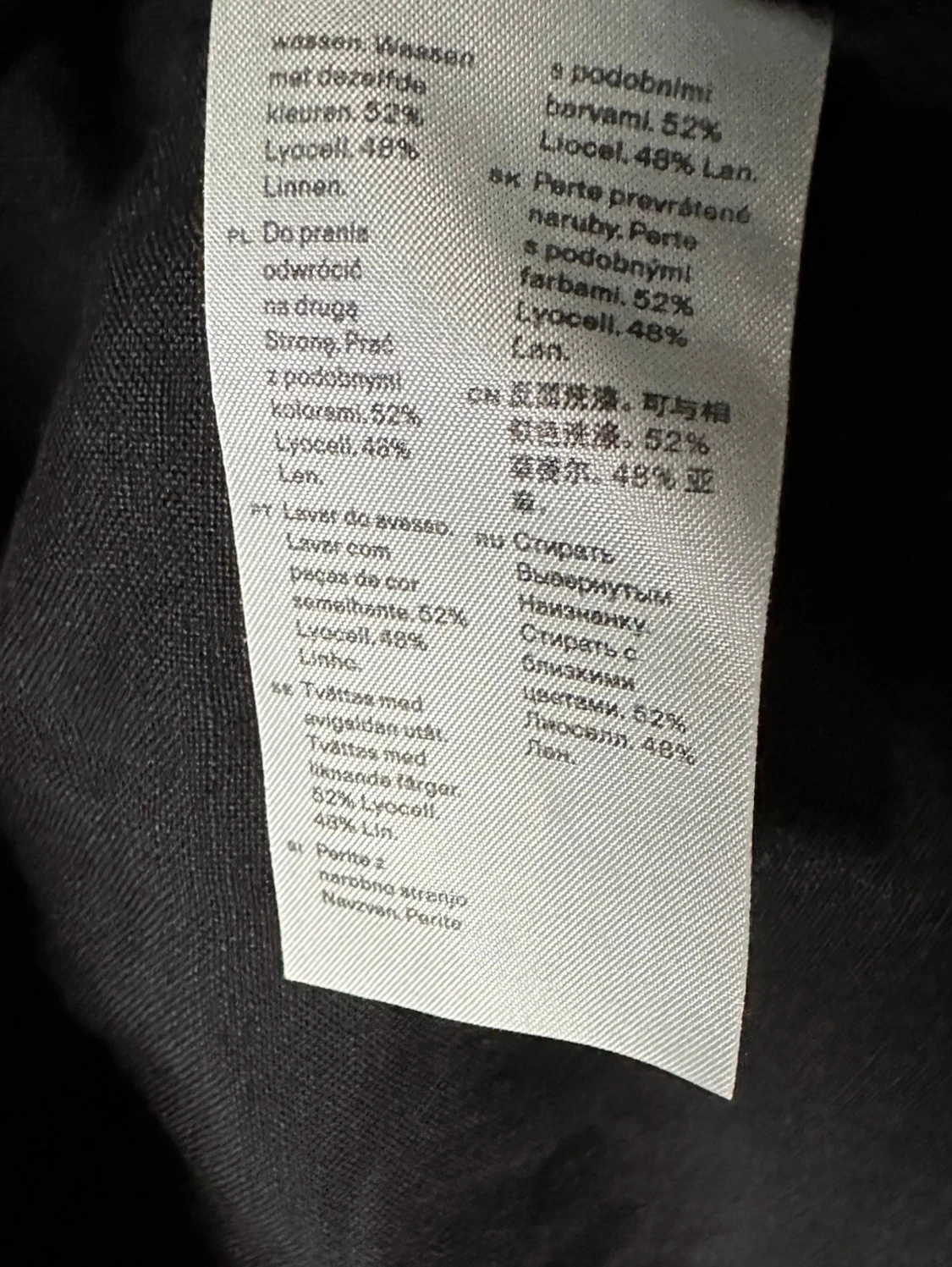 Svart Arket långärmad skjorta med dragkedja - 3