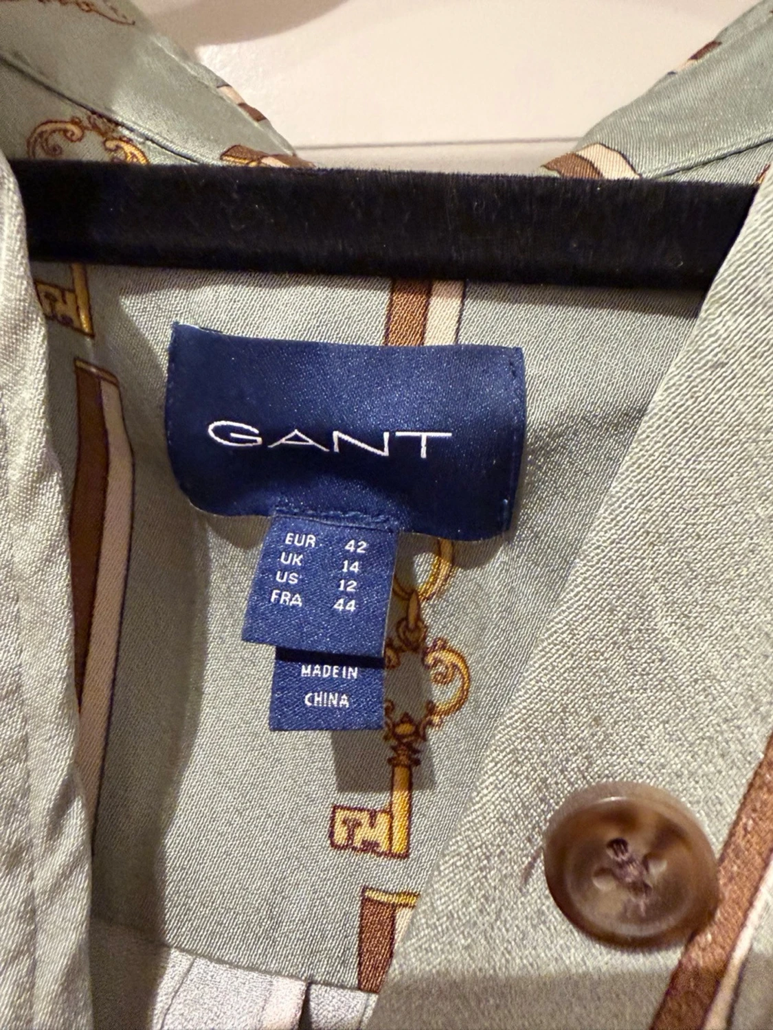 Grön mönstrad skjorta från GANT - 2