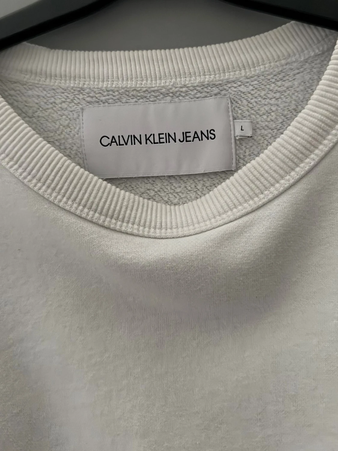 Vit sweatshirt från Calvin Klein Jeans - 1