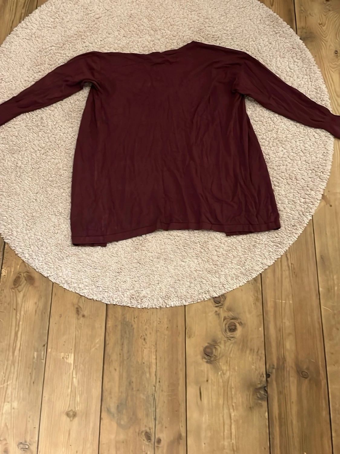 Vinröd kofta från Fransa, storlek L - 1