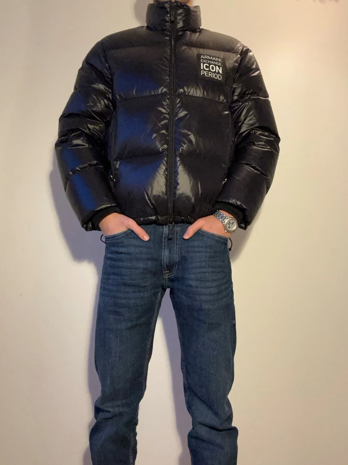 Svart pufferjacka från Armani Exchange - 2