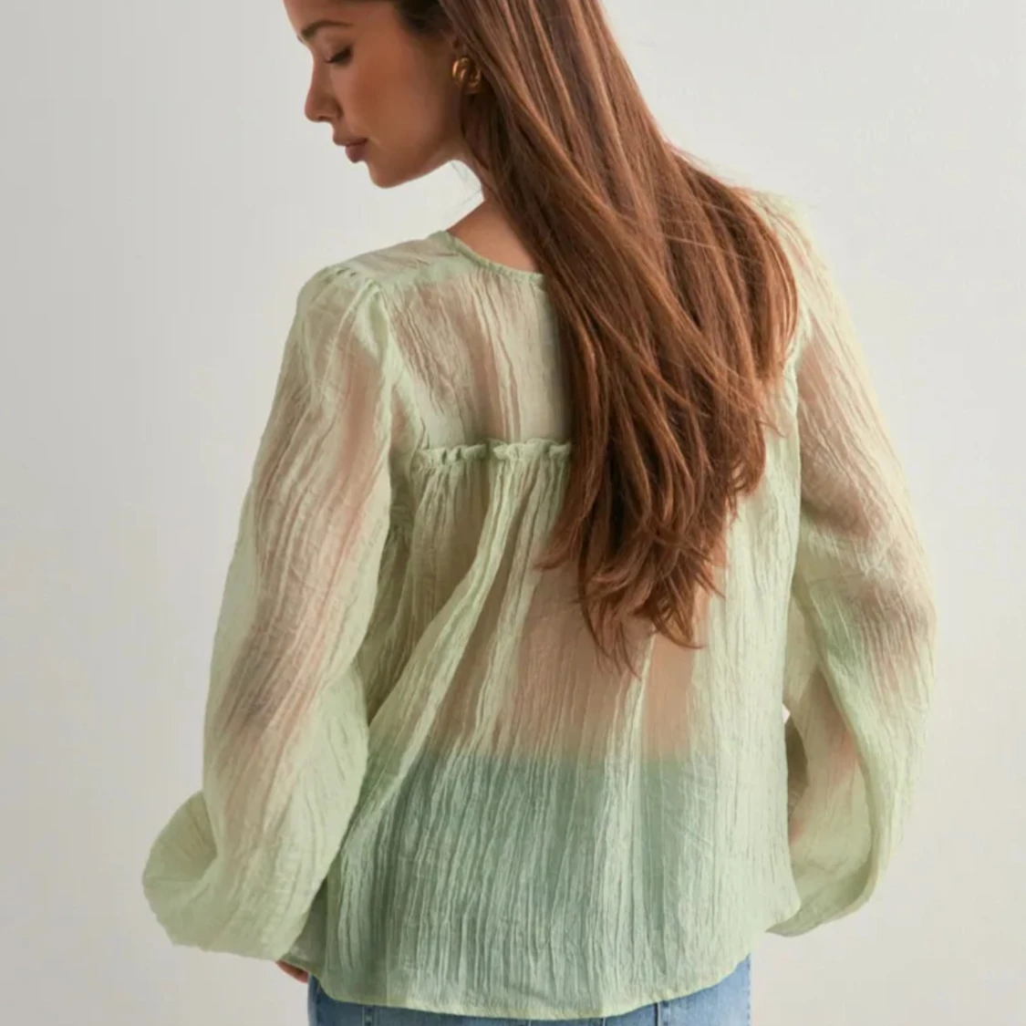 Grön blus från Nelly  - 1